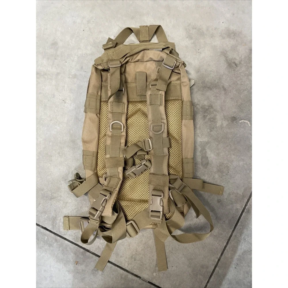WFS Element Gear Tactical Backpack Tan Coyote Brown Hunting Bag Medium MOLLE